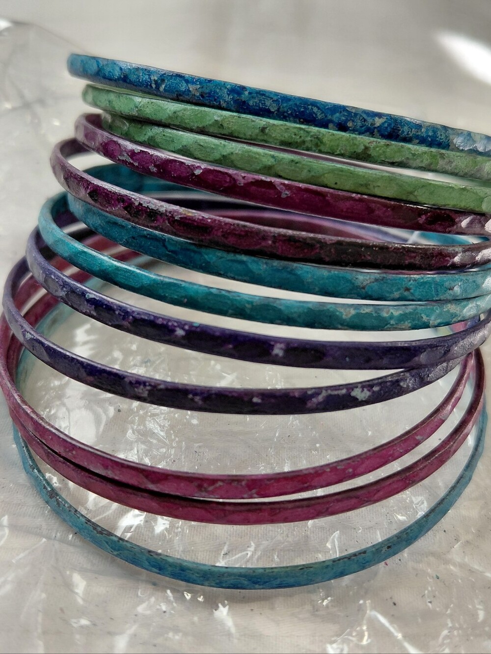 New Bangle Bracelet Set 12 Metal